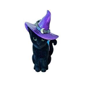 NWT B&BW Halloween Wallflower Plug Witch Black Cat Light Up